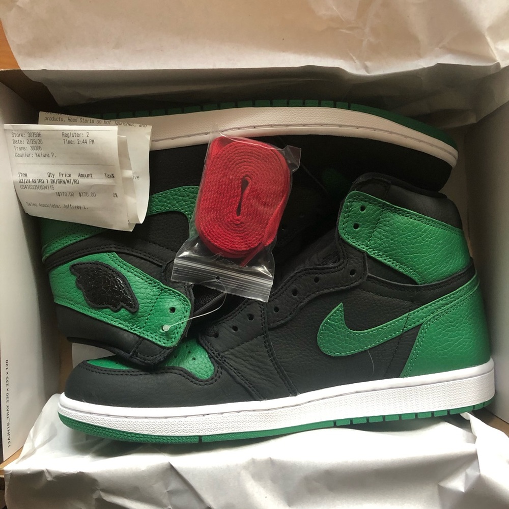 Jordan 1 pine green